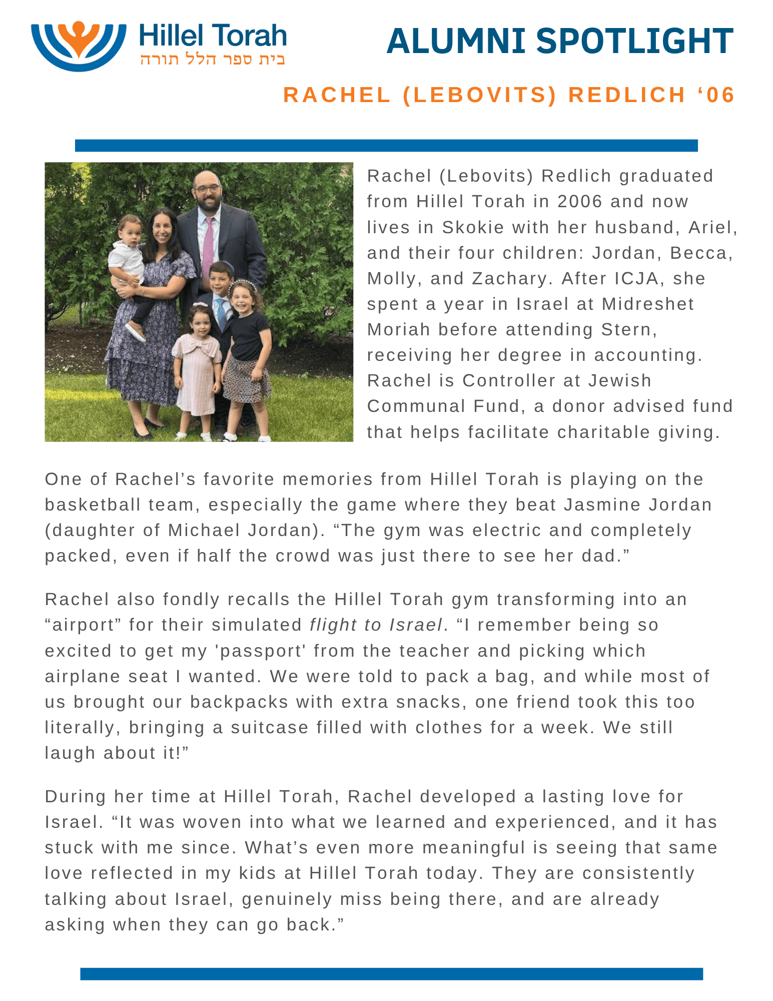 Rachel (Lebovits) Redlich '06