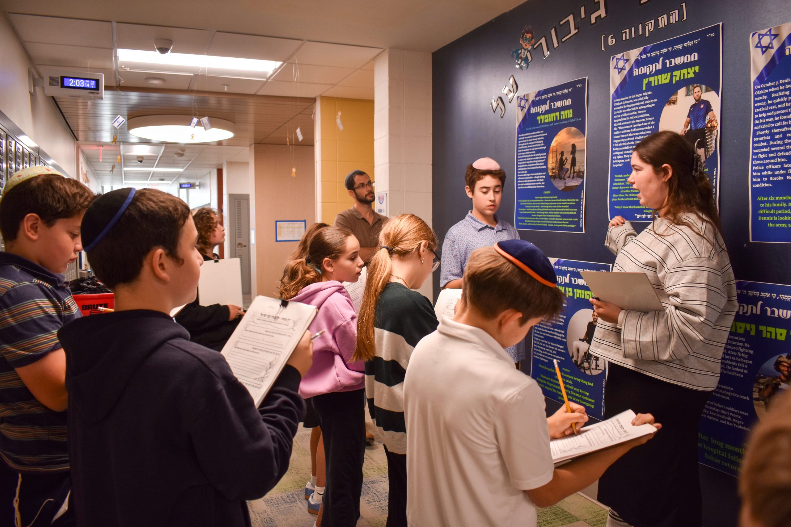 Commemorating Oct. 7, Parsha, Math, and a Pep Rally
